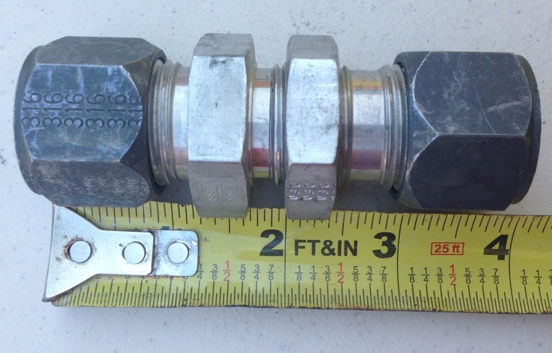 LOT OF 3, PARKER Bulkhead Union 3/4″, 12-12 WBZ-SS, 1212WBZSS, SHIPSAMEDAYR#4