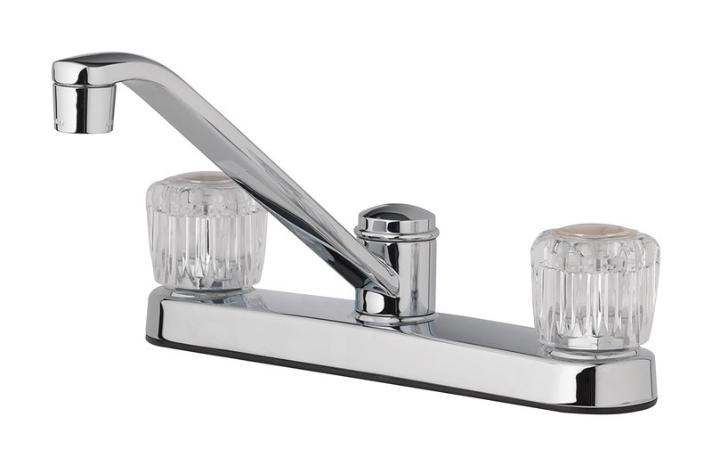 OakBrook 810N-D4001 1.8 GPM Essentials Chrome 2-Handle Mid Arc Kitchen Faucet