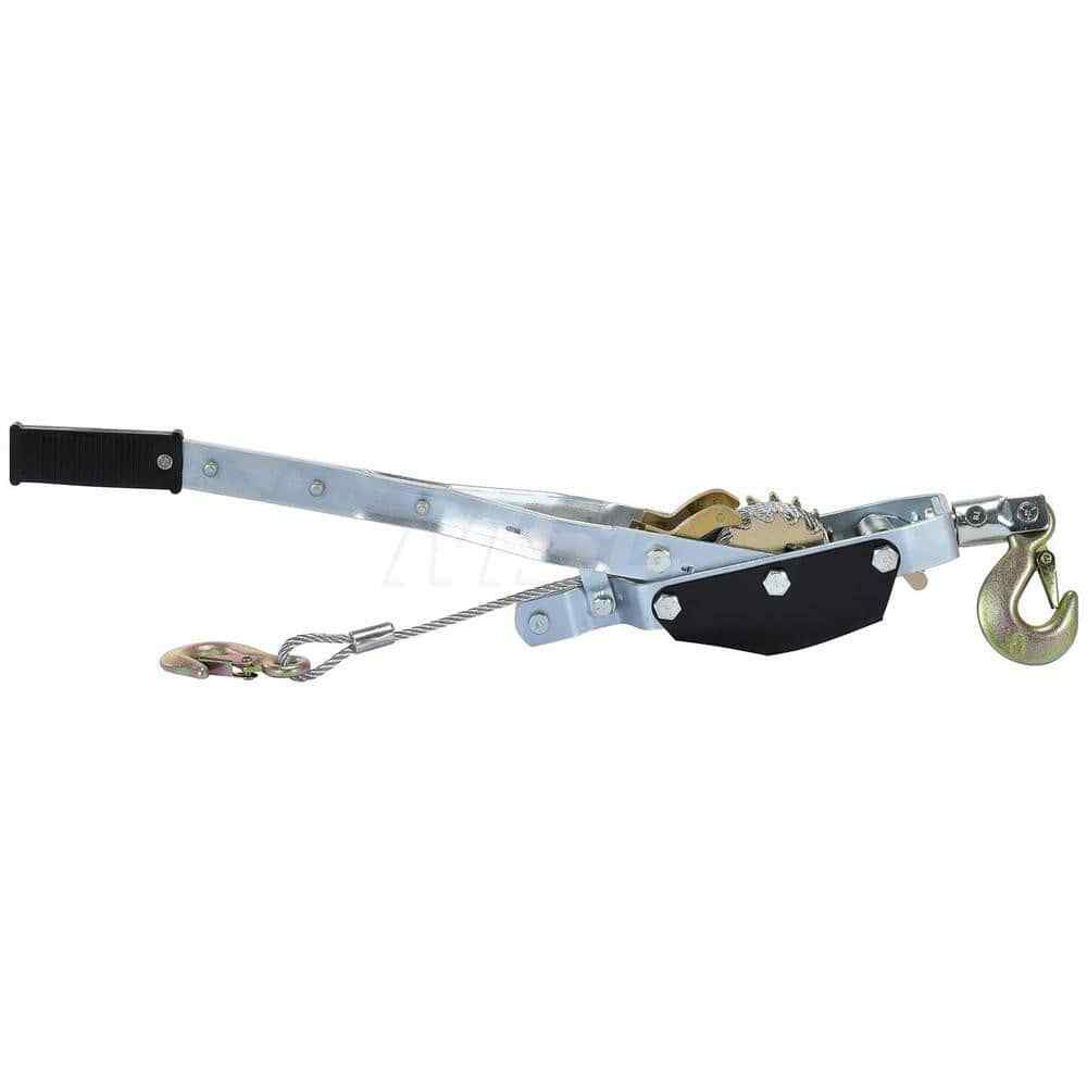 Vestil CABLE-P4 Manual Puller Hoist: 10′ Max Lift Made from Wire Rope