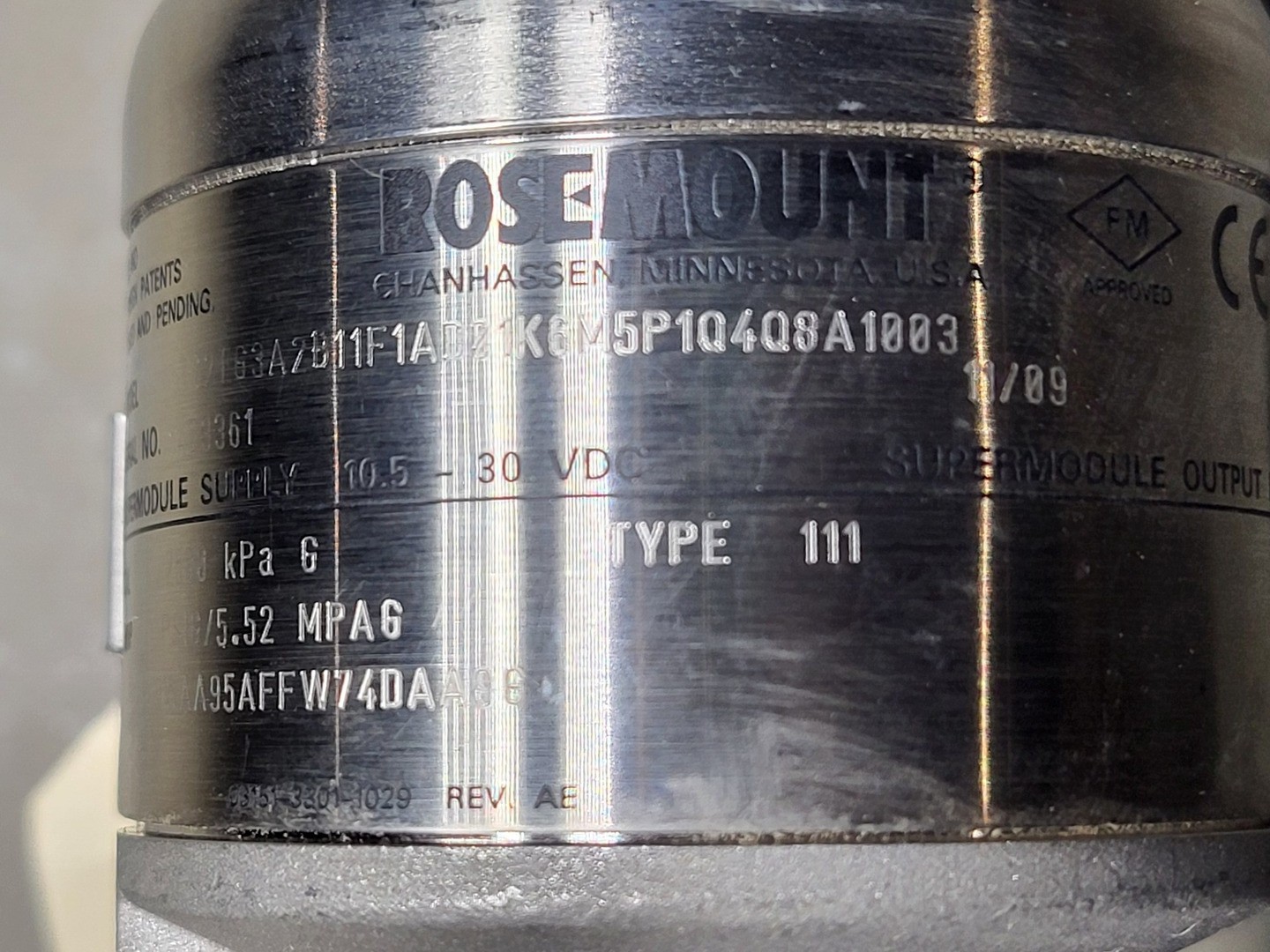 SURPLUS NEW Rosemount 3051S2TG3A2B11F1AD01K6M5P1Q4Q8A1003 Pressure Transmitter
