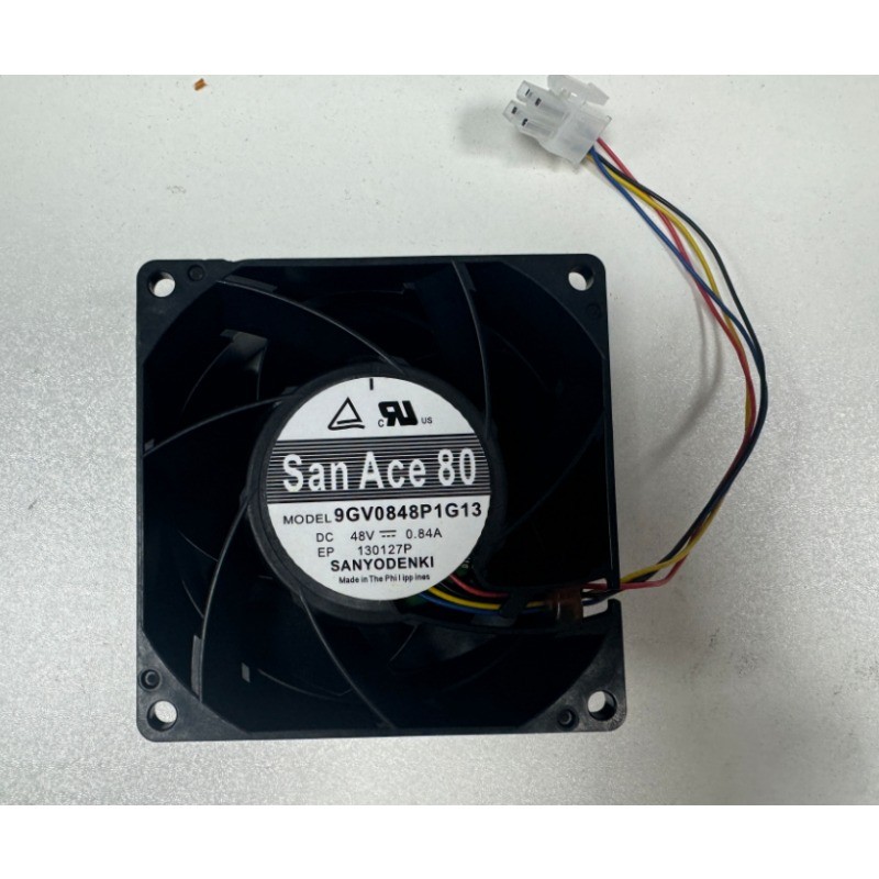 1pcs 9GV0848P1G13 80*38mm 48V 0.84A 4-wire cooling fan