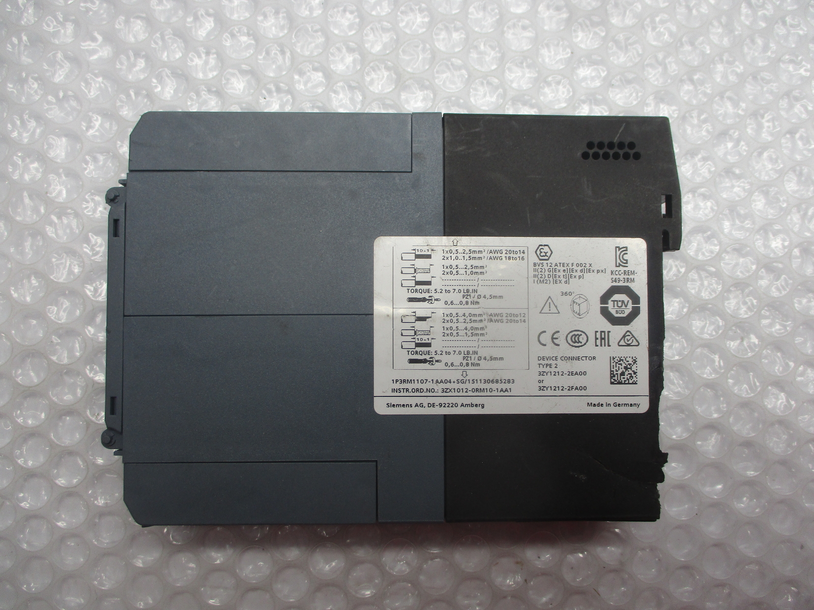 SIEMENS 3RM1107-1AA04 STARTER 1.6-10AMP NSNP