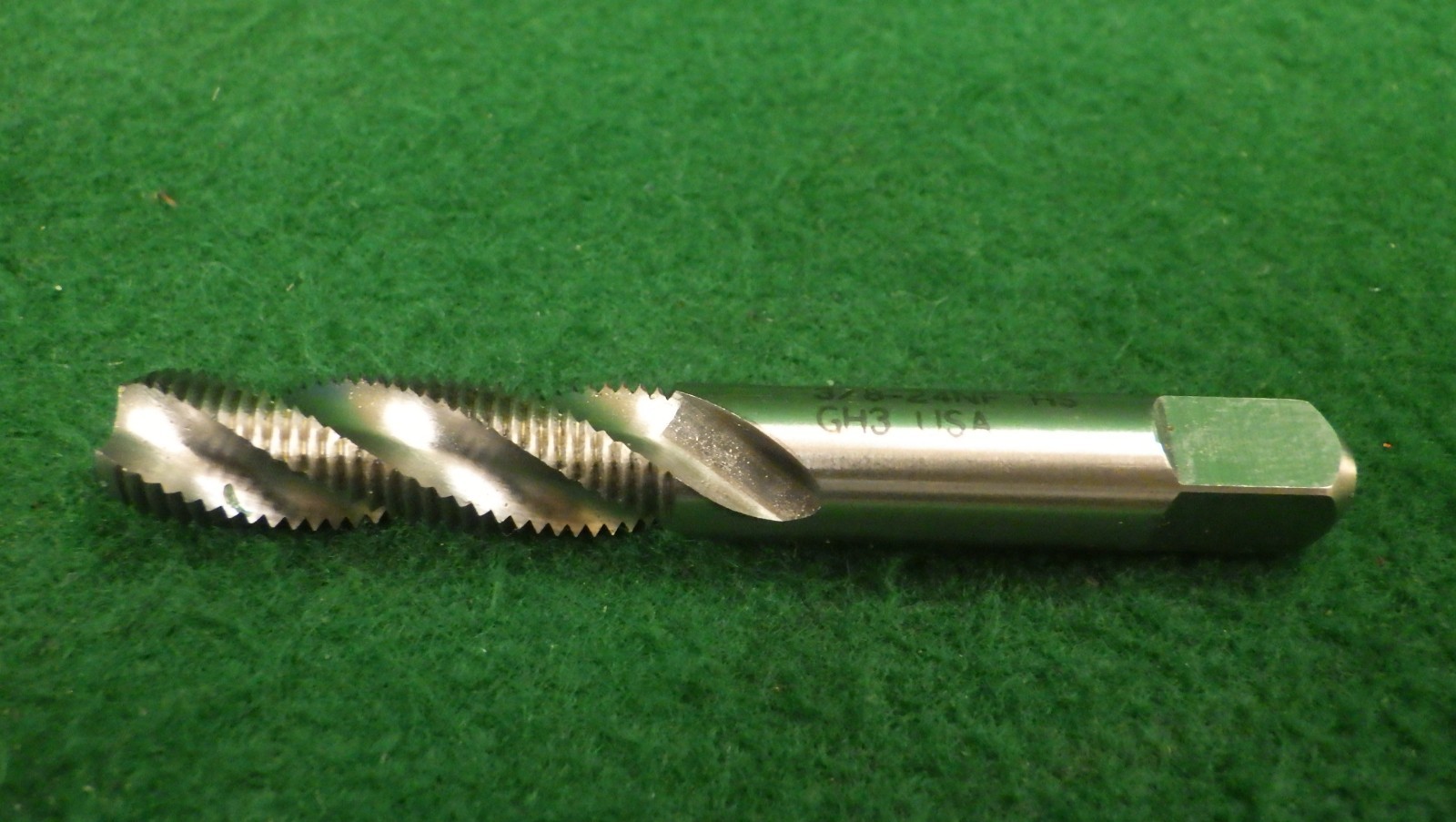 Job lot 10 pieces New Besly 3/8-24 NFHS Spiral Flute Taps