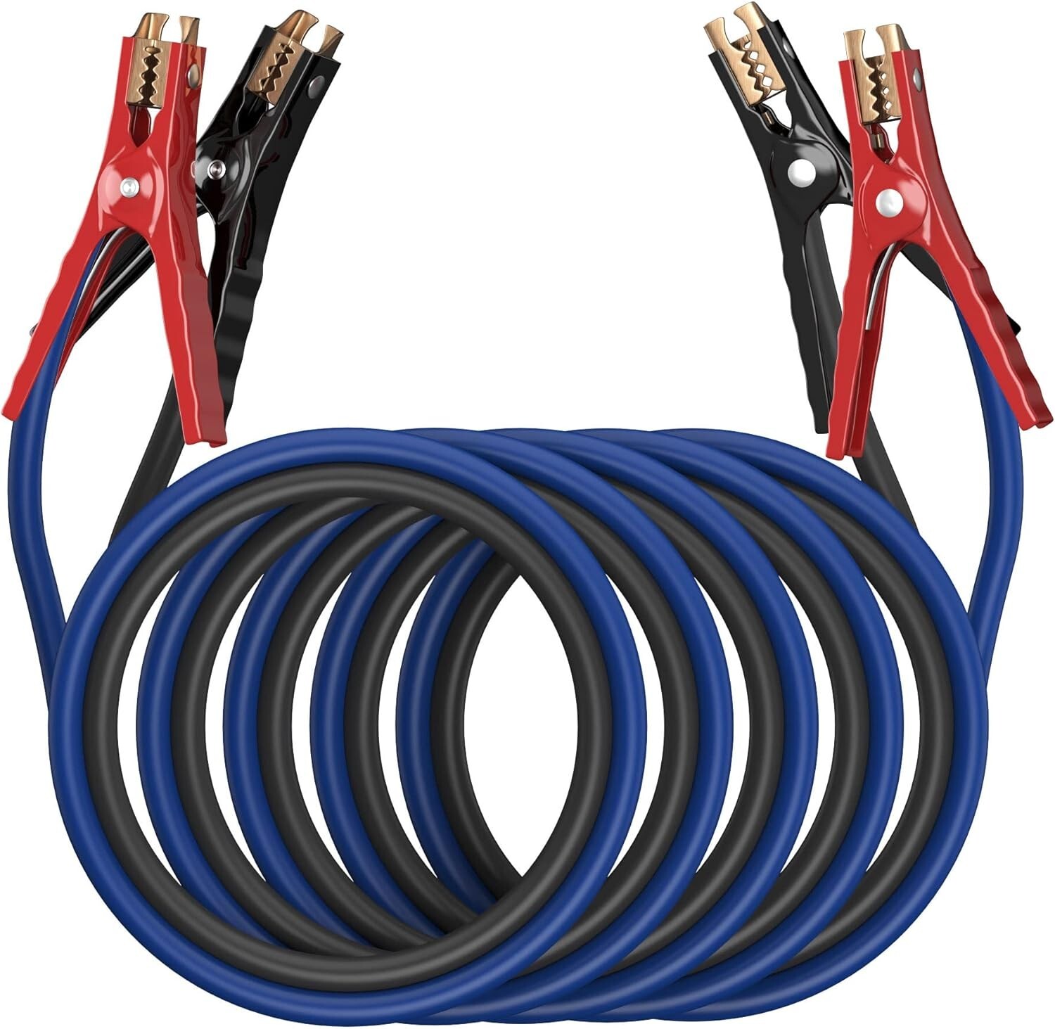 Heavy Duty Jumper Cables – 4 Gauge 20 Feet 600Amp Automotive Booster Cables for
