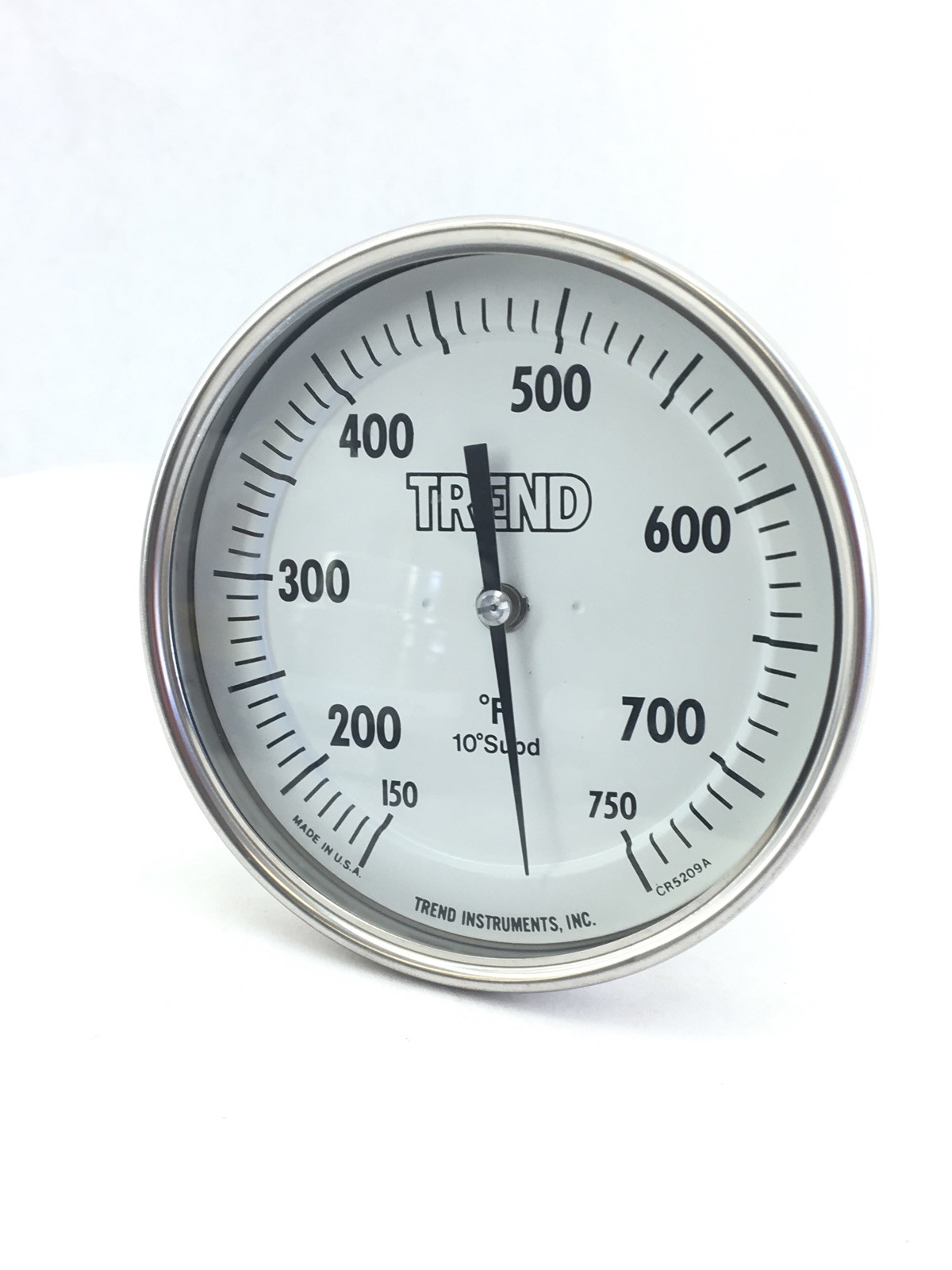 TREND CR5209A TEMPERATURE GAUGE 150° F to 750° F 13-1/4” L x 5-1/4” OD (H255)