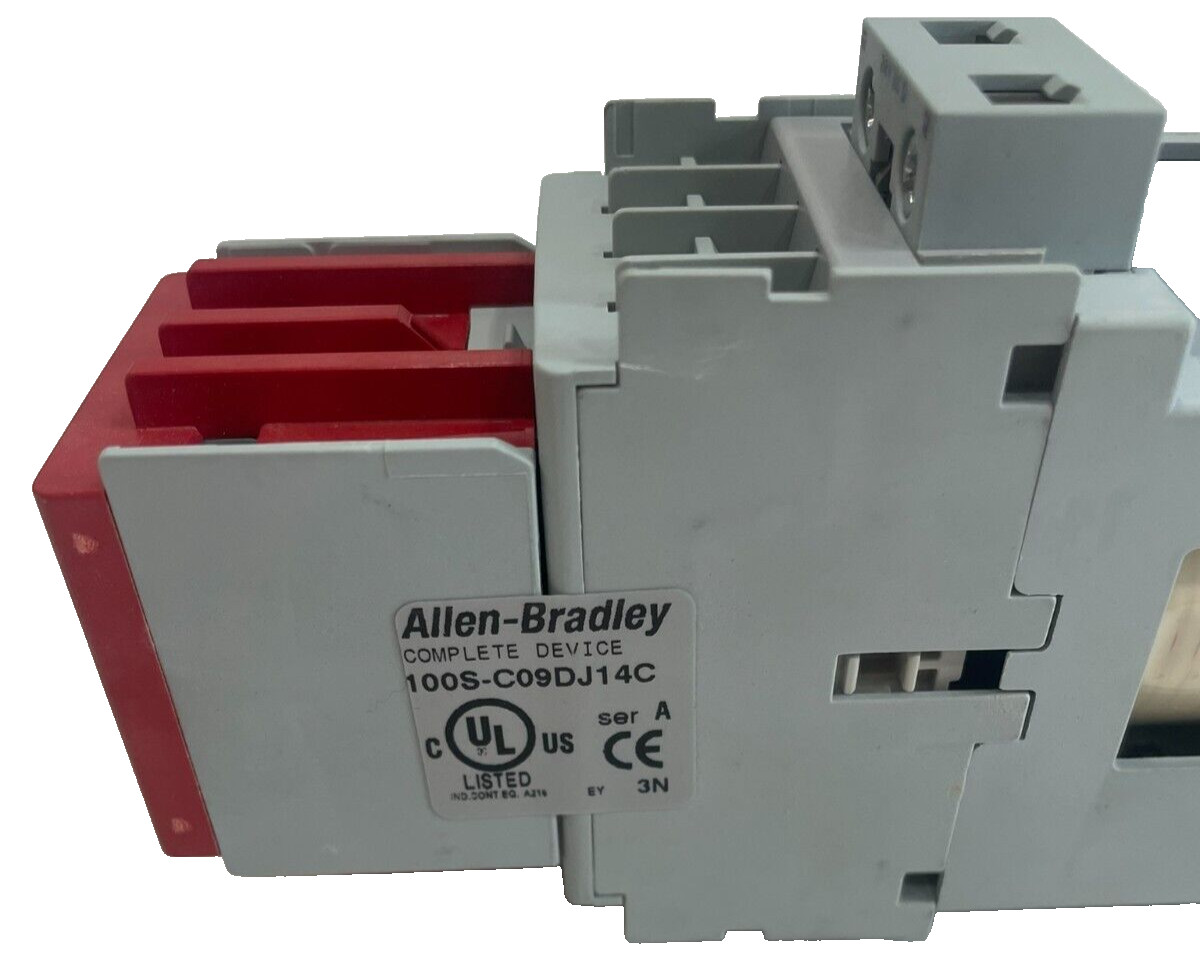 ALLEN BRADLEY 100S-C09DJ14C SAFETY CONTACTOR SERIES A 100SC09DJ14C NEW, SURPLUS