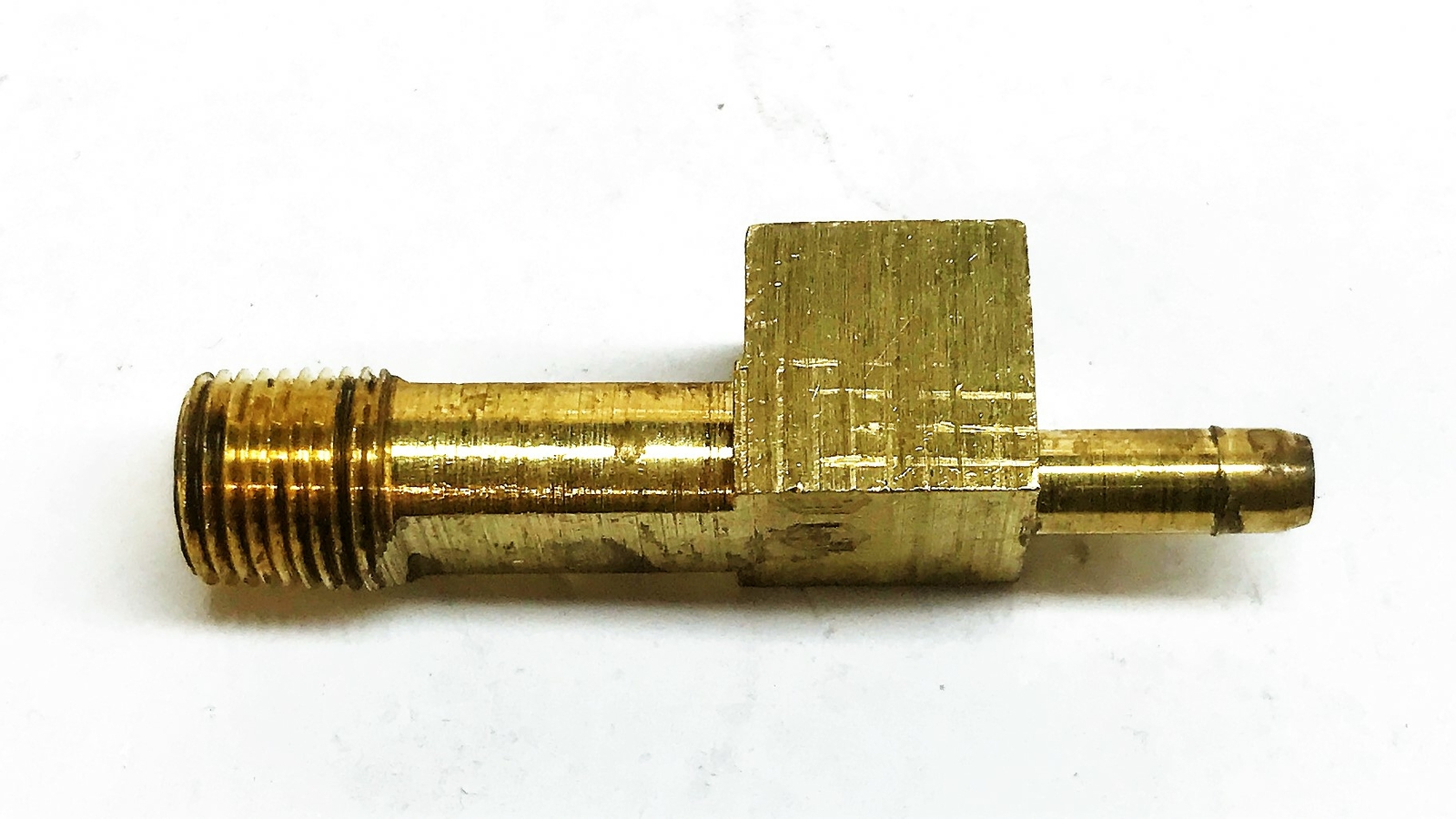 Unbranded Brass 1/8″ Male x 1/8″ Female x 1/16″ Barb Union Tee [Lot of 5] NOS