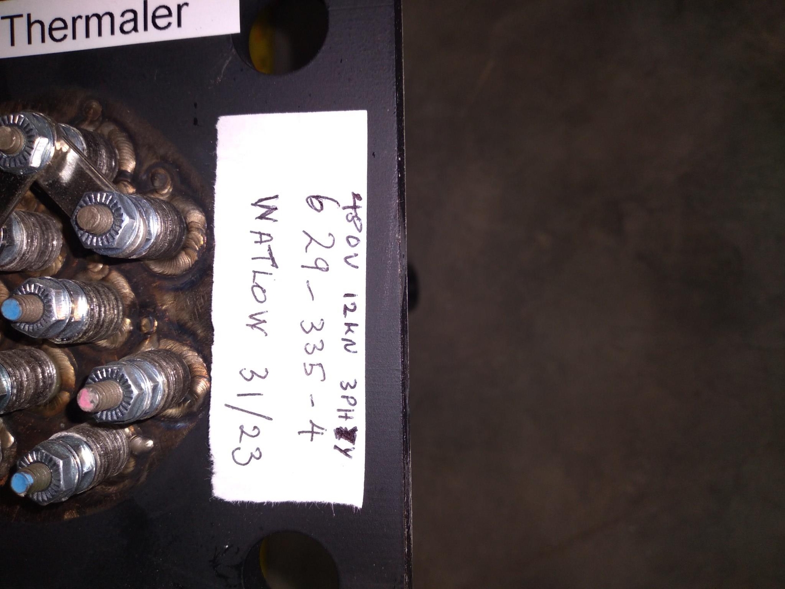 WATLOW 31/23 629-335-4 480V 12KW 3PH