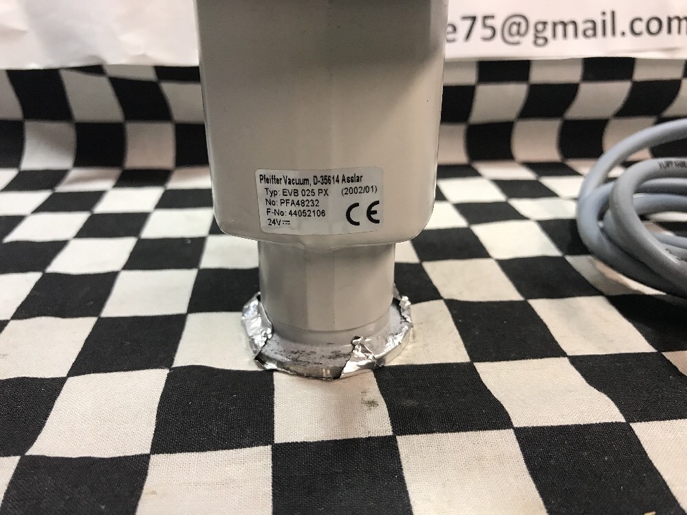 PFEIFFER VACUUM ANGLE VALVE KF-25 D-35614, EVB025PX, PFA48232, Shipsameday#141B9