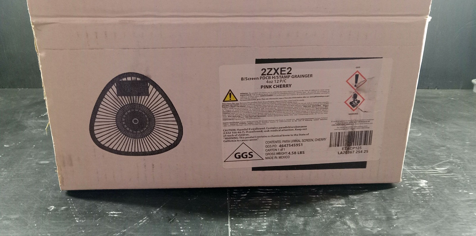 12 NEW GRAINER 2ZXE2 URINAL SCREEN WITH BLOCK NIB ***MAKE OFFER***