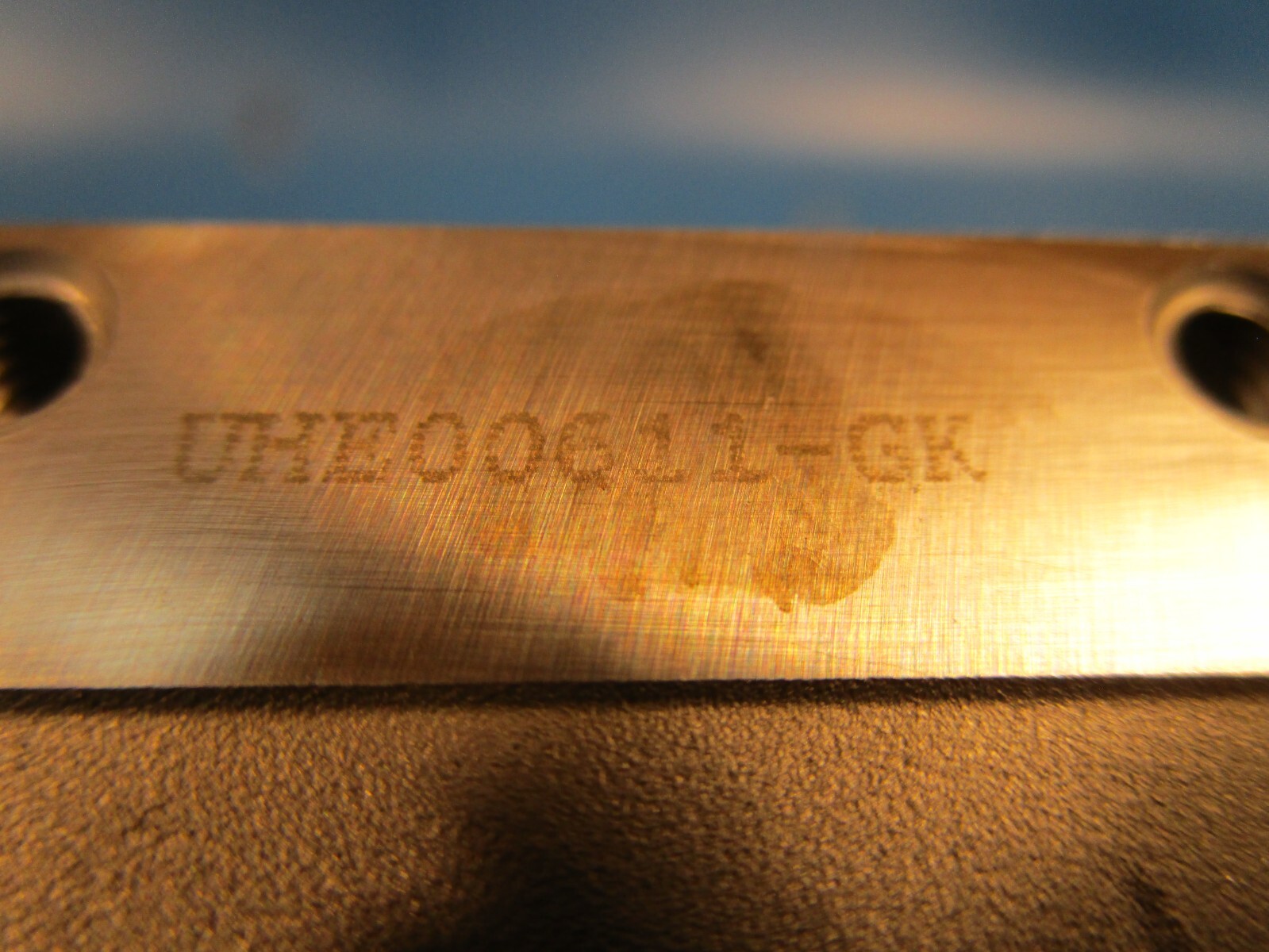 THK SR20W1SS C1 + 100L, One SR20W Linear Guide Block on a 100mm Rail