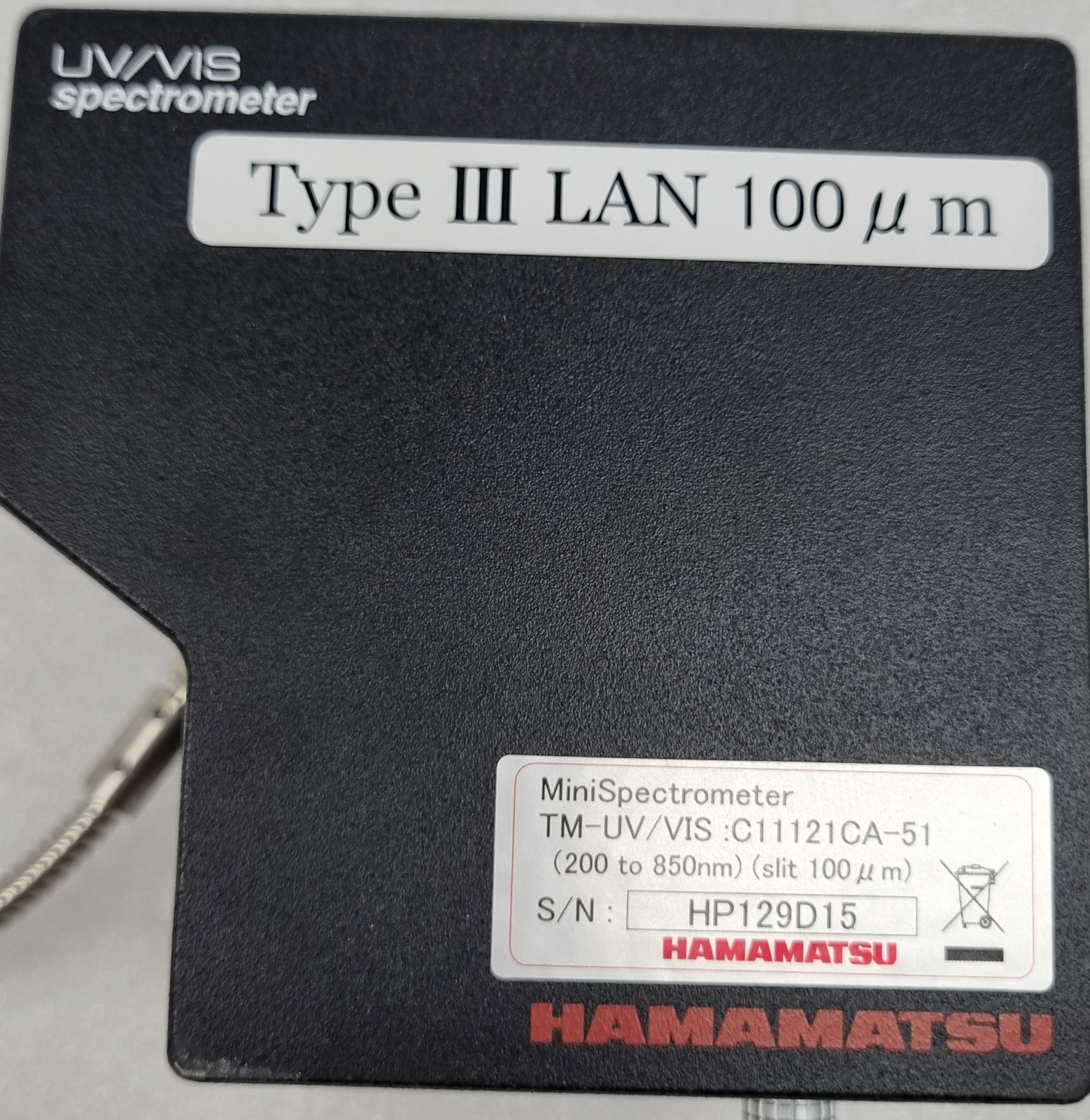 HAMAMATSU MINISPECTROMETER TM-UV/VIS C11121CA-51 FREE FAST SHIP