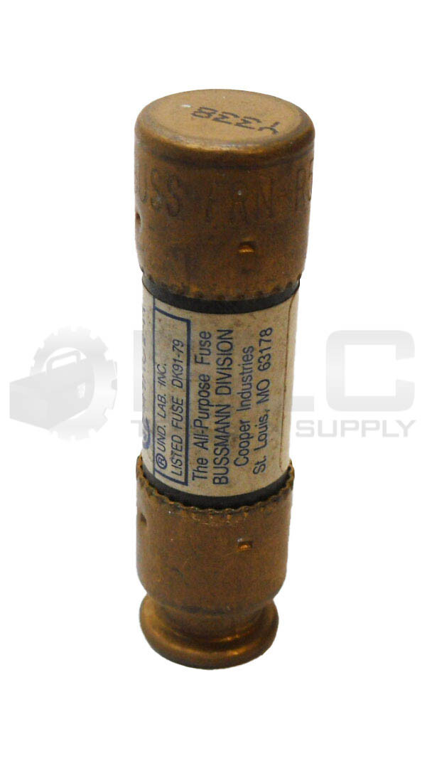 LOT OF 6 NEW BUSMANN FRN-R-5 TIME DELAY FUSE 5A 250VAC