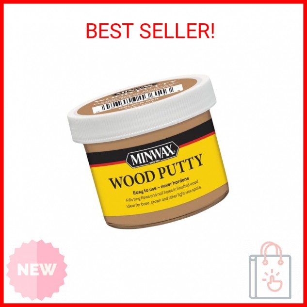 Minwax Wood Putty, Golden Oak, 3.75 oz.