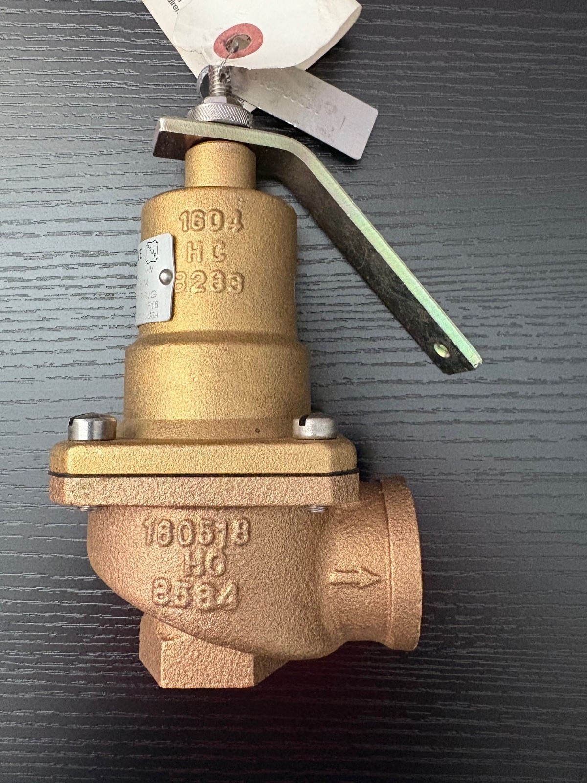 Kunkle Safety Relief Valve 3,364,049 BTU/HR 125 PSI 3/4″ X 1″ 0537-D01AHM