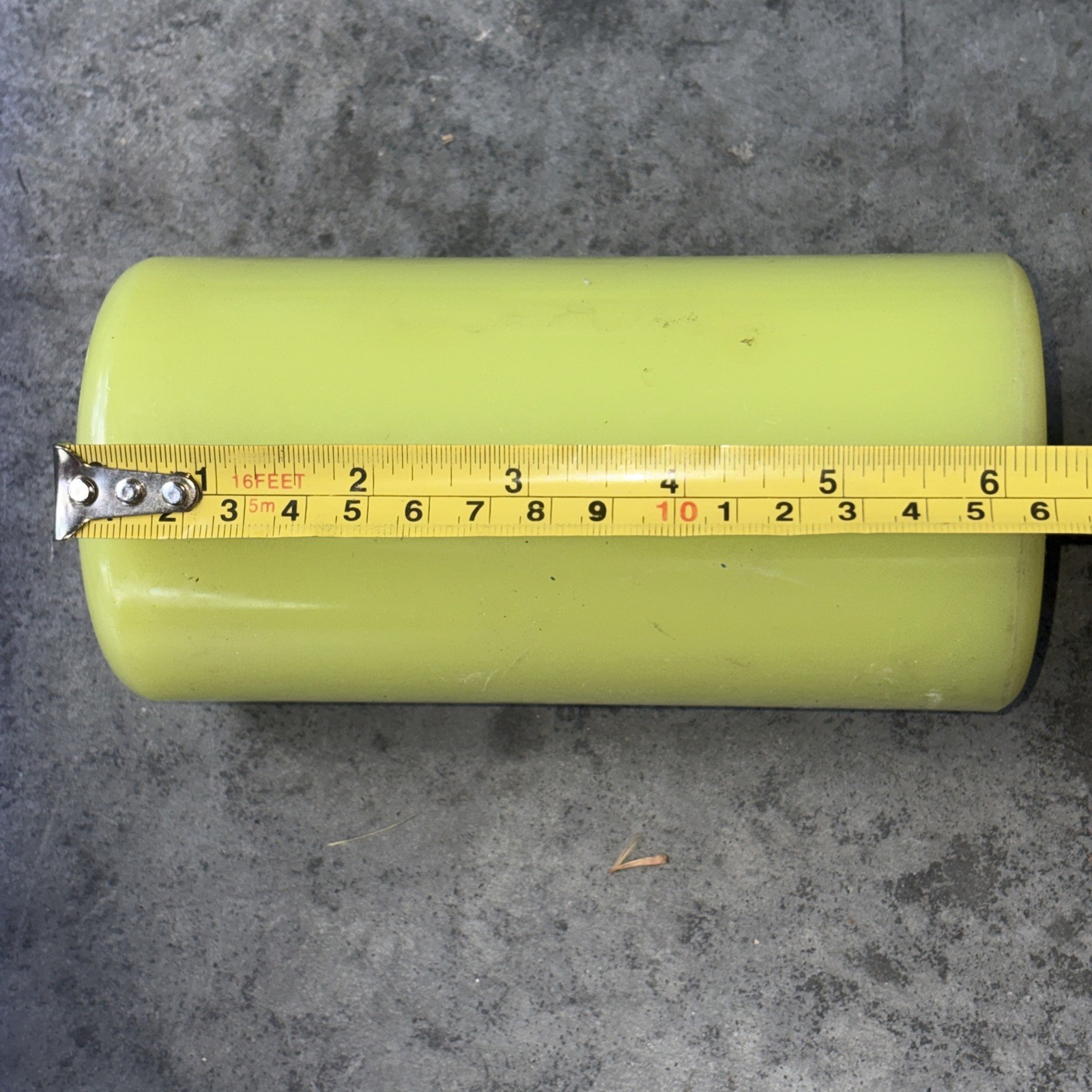 Poly Wheel 3.25 X 6.50 Lime Green 8505/18Z Bearings