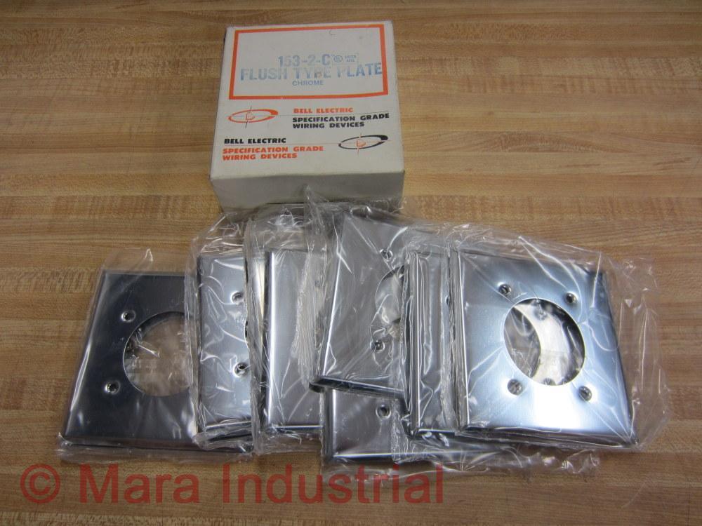 Bell Electric 153-2-C 1532C Single Gang Cover 83222 (Pack of 10)