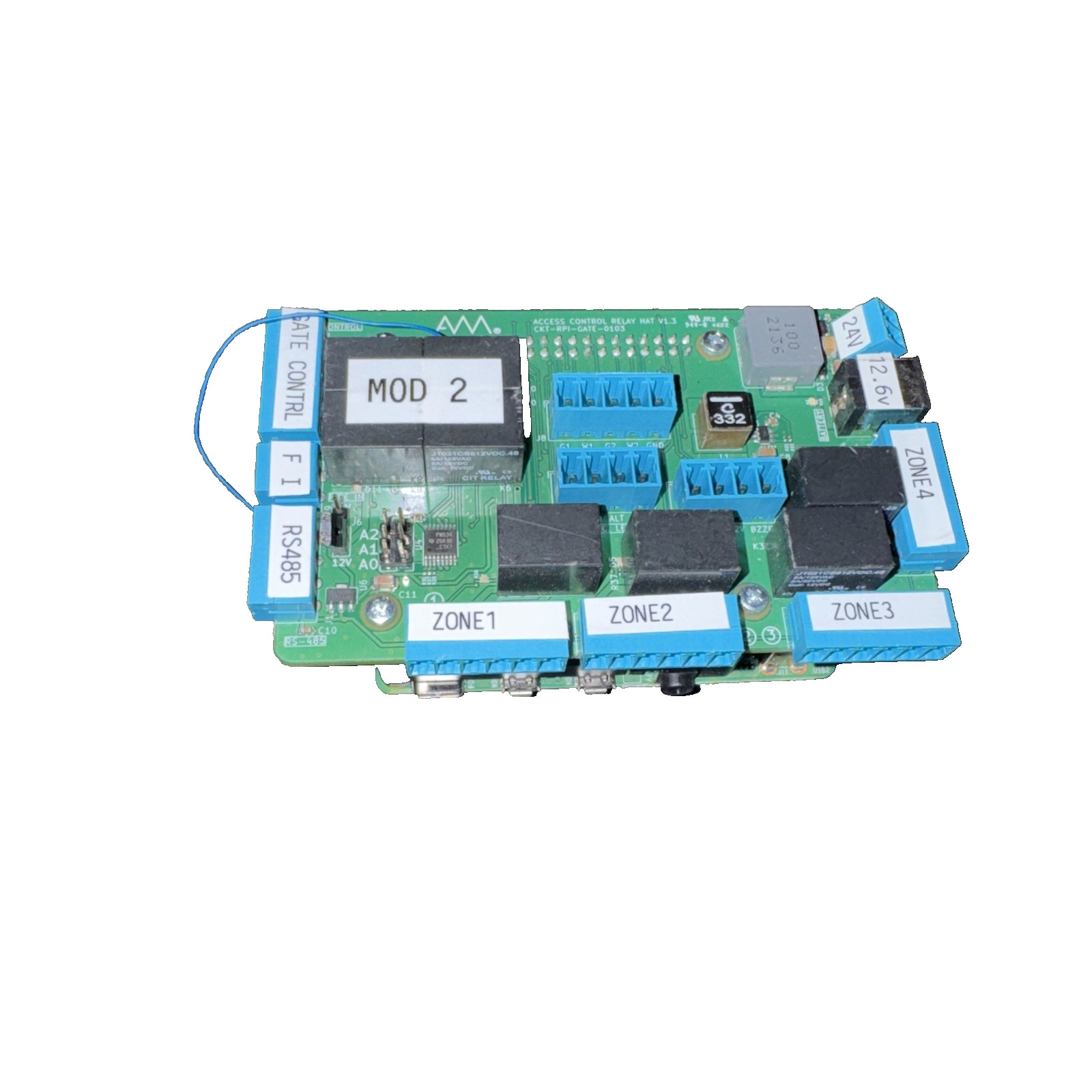 ACcess Control Relay HAT V1.3 CKT-RP1-Gate-0103