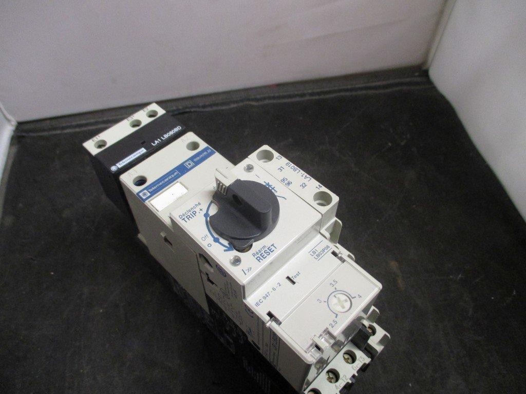 TELEMECANIQUE LD1-LB030BD-LB1-LB03P08 24V Motor Starter W/ Overload TESTED