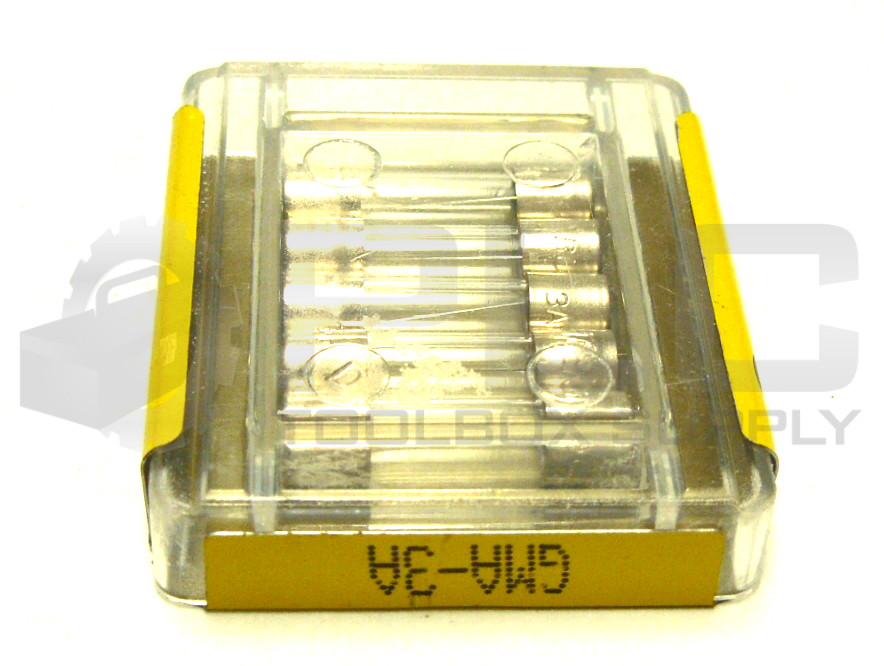 NEW LOT OF 5 PACKS BUSS GMA-3A FUSES TOTAL QTY 25 FUSES