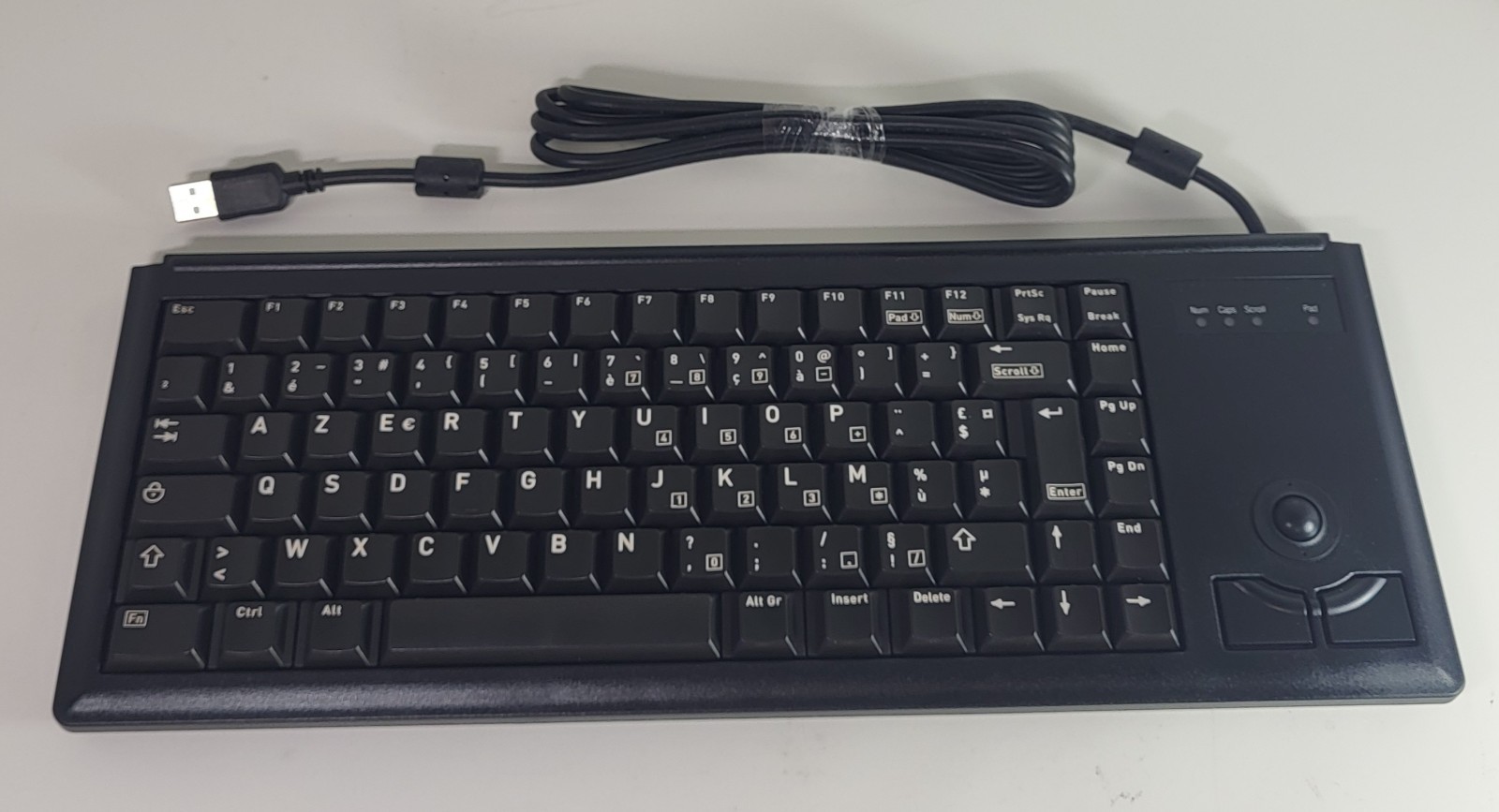 Cherry Ultraslim Trackball Keyboard G84-4400 Mechanical Black *NEW OPEN BOX*
