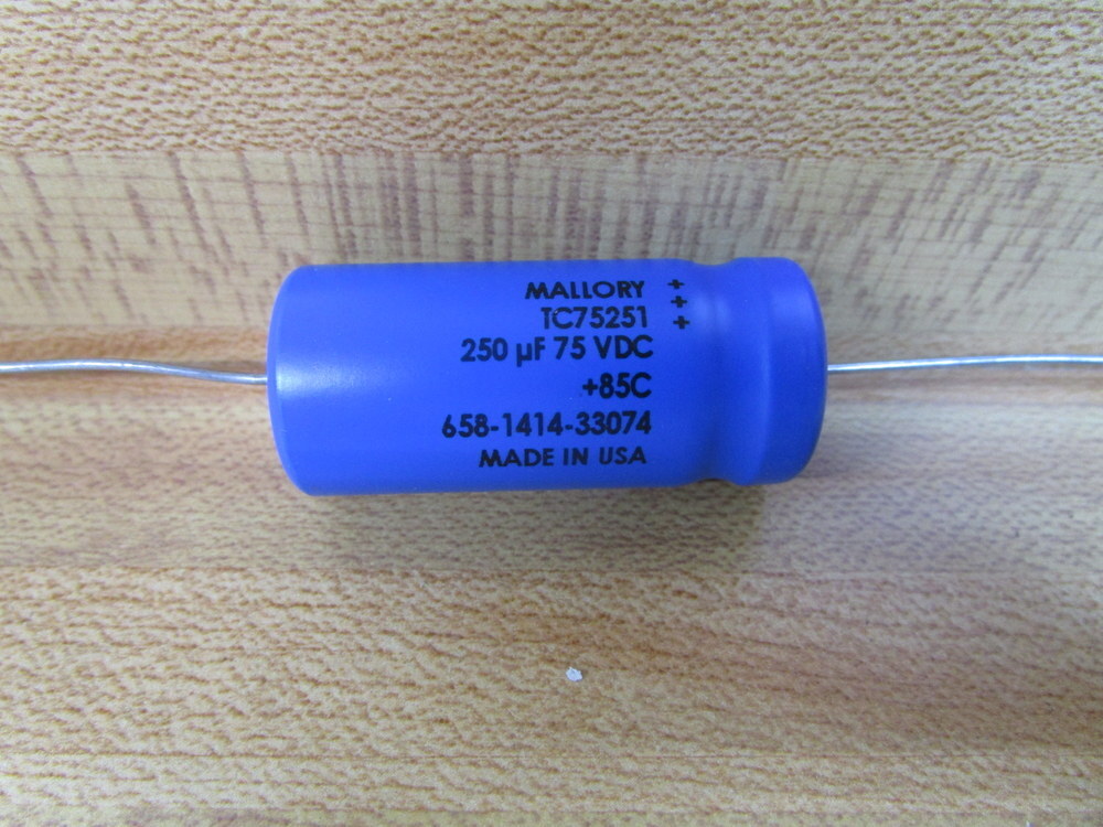 Cornell Dubilier TC75251 Mallory Capacitor (Pack of 3)