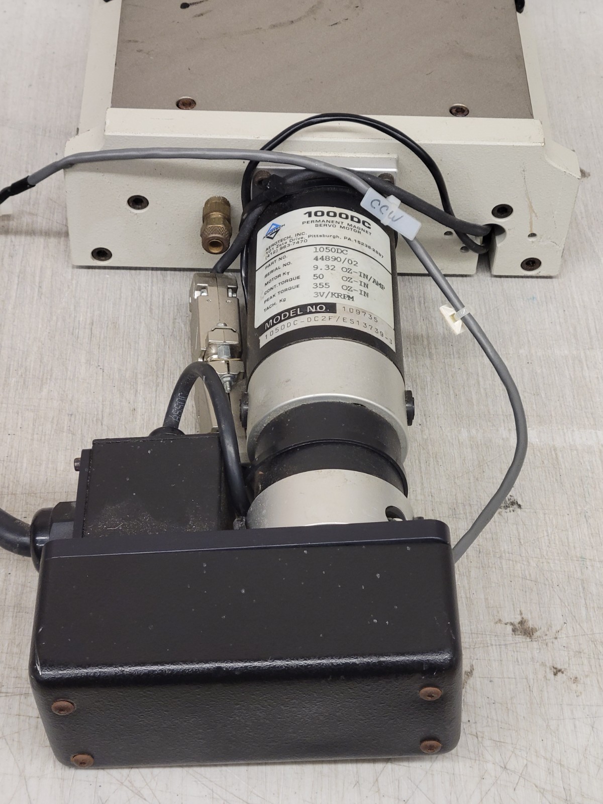 Aerotech ATS20020-02P Mechanical Bearing Ball-Screw Linear Stage w/ 1050DC Motor