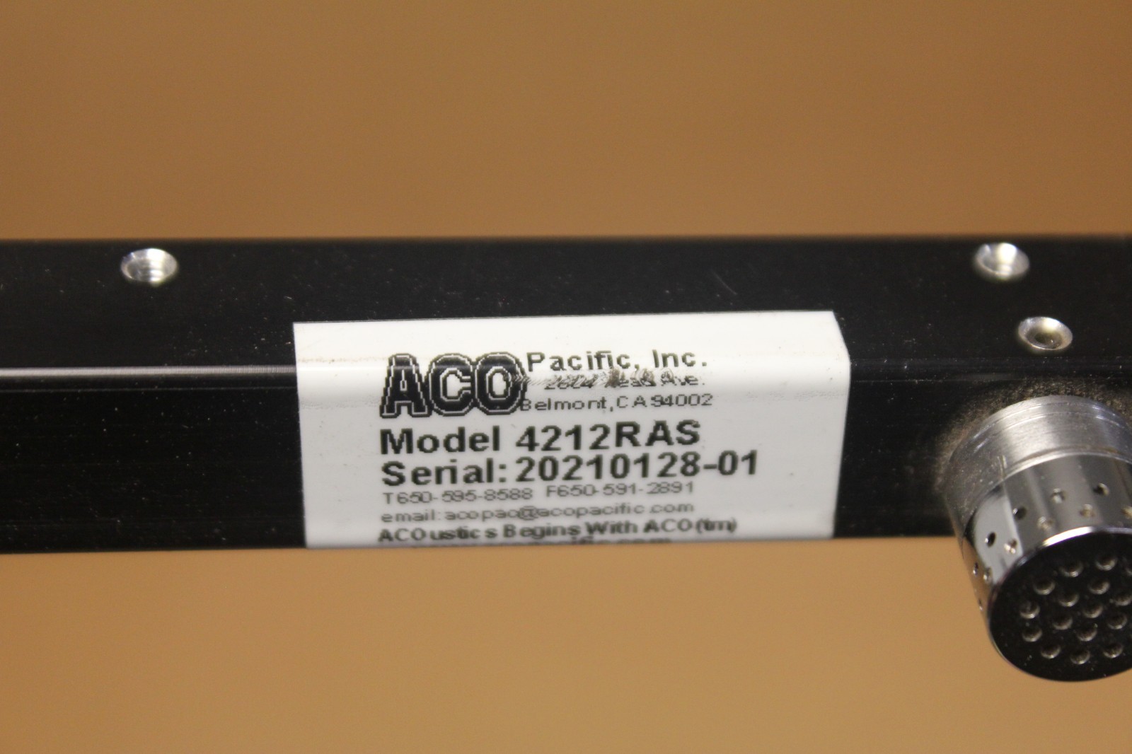 ACO PACIFIC MICROPHONE/ACCELEROMETER PRE AMPLIFIER 4212RAS