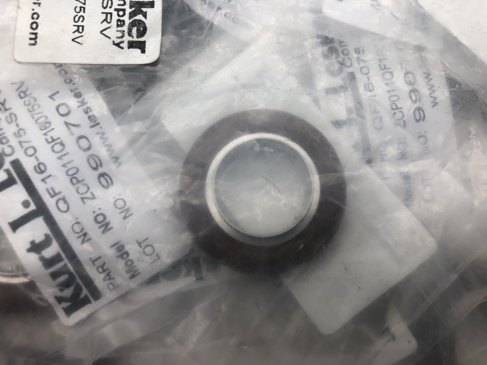 (QTY.50) KURT J. LESKER QF16-075-SRV CENTERING RING SEAL