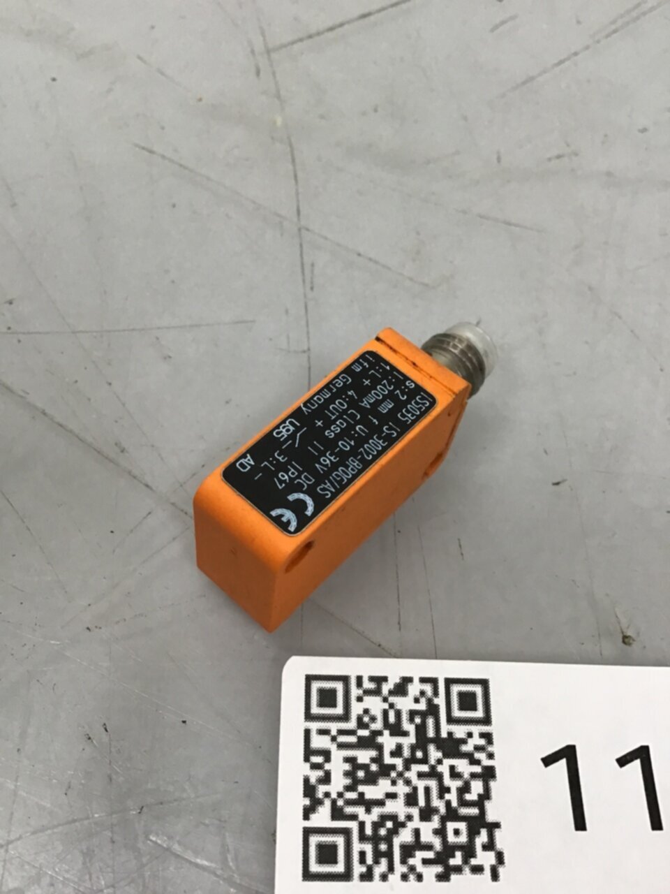 IFM Inductive Sensor IS5035 IS-3002-BP0G/AS Used #119118