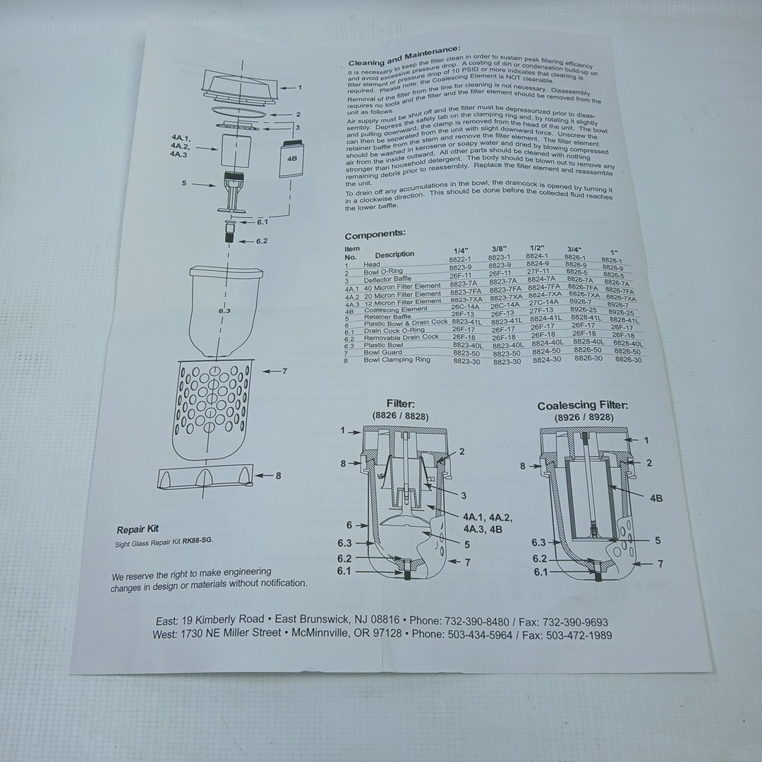 Coilhose Pneumatics 8823 Heavy Duty Filter 3/8″ NPT