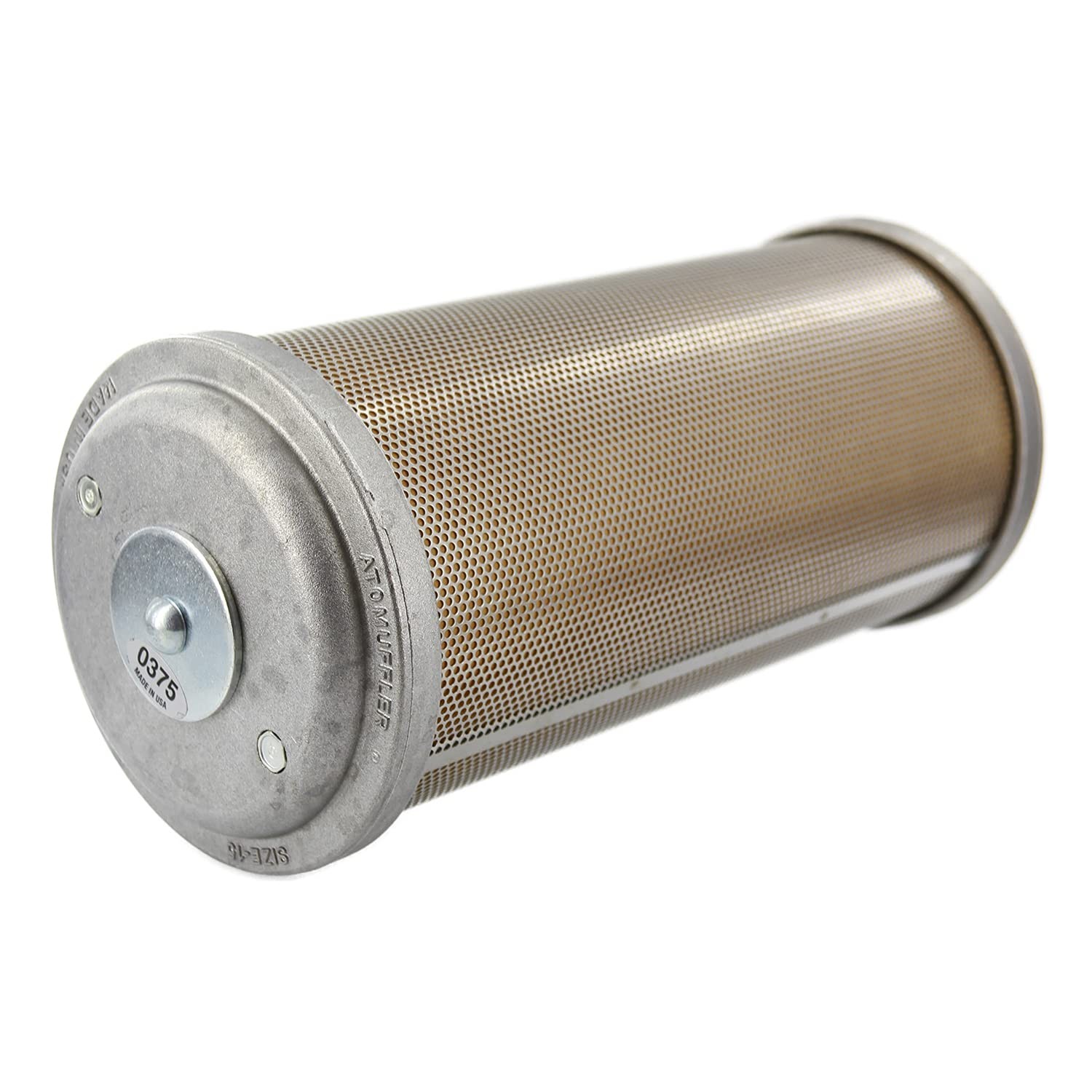 Aftermarket Alwitco M15 Atomuffler Air Exhaust Muffler | 1.5″ NPT Male, 125 PSI