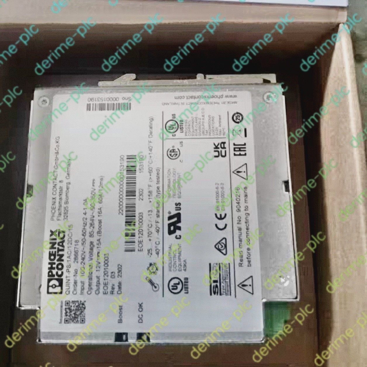 1pcs new Phoenix 2866718 QUINT-PS/1AC/12DC/15 Switching Power Supply