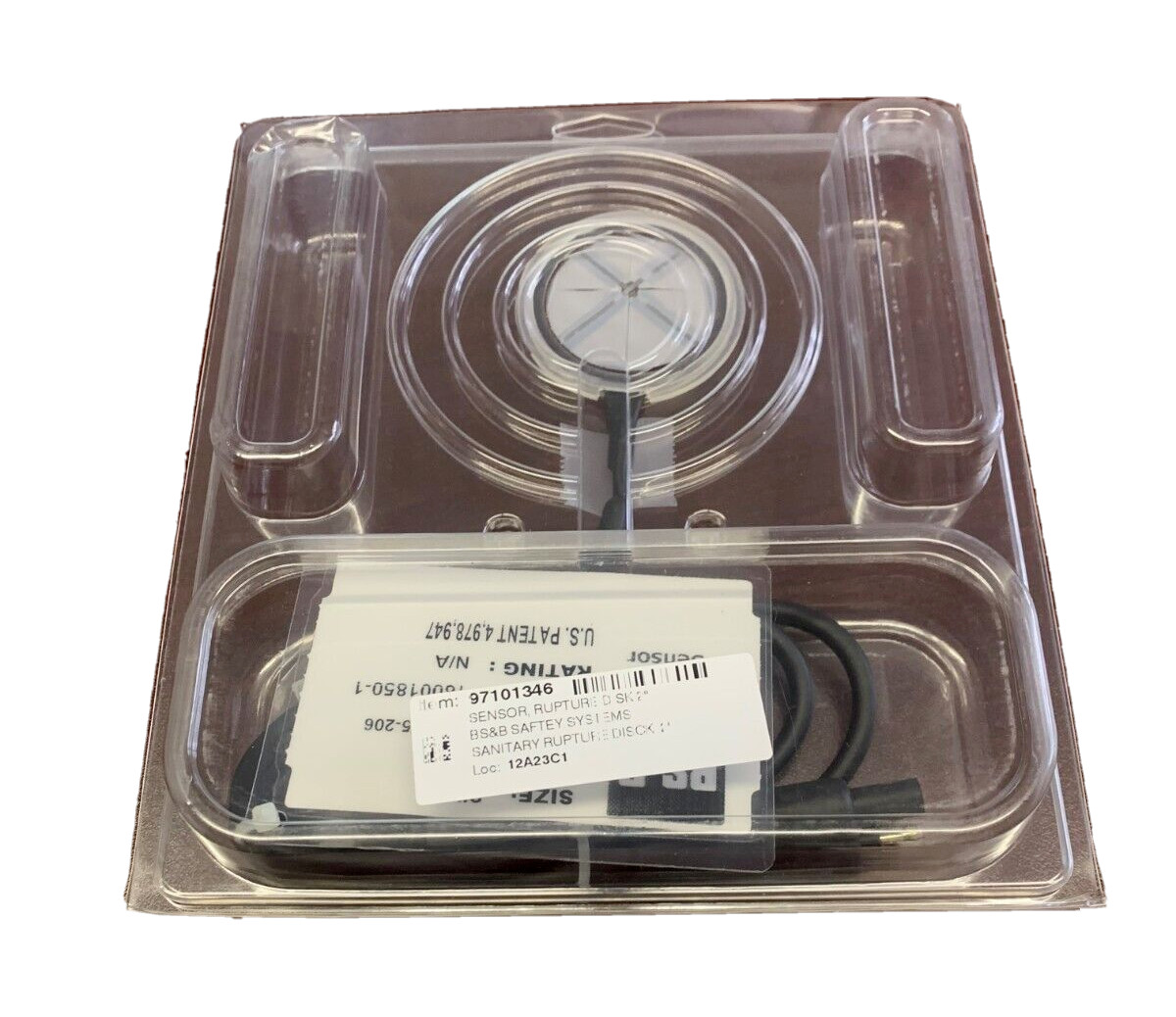 Burst Alert Sensor 2 inch (KBA-S-2) BS&B Systems 8.5/13.5 WC
