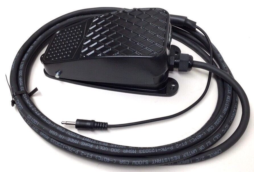 X-Keys XK-A-1241-SKC1BL-R Commercial Foot Pedal Switch Black 114″ Cable Length