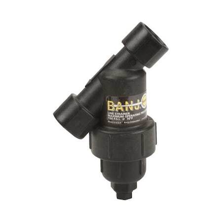Banjo Ls075-80 3/4″, Fnpt X Fnpt, Polypropylene, Y Strainer, 150 Psi