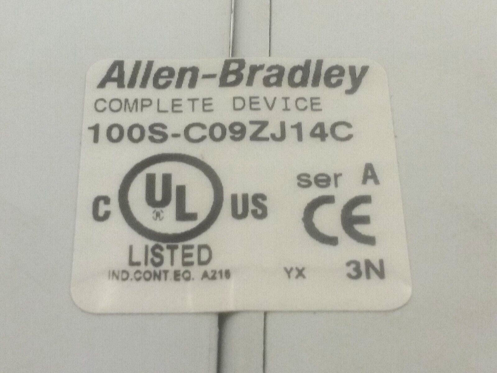 ALLEN BRADLEY 100S-C09ZJ14C GUARDMASTER CONTACTOR 9A 24VDC 1NO/4NC SERIES A NNB