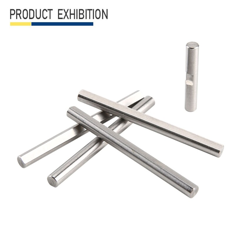 Steel Rod D Type Shaft Diameter 5mm Flat Linear Round Length 30/60mm