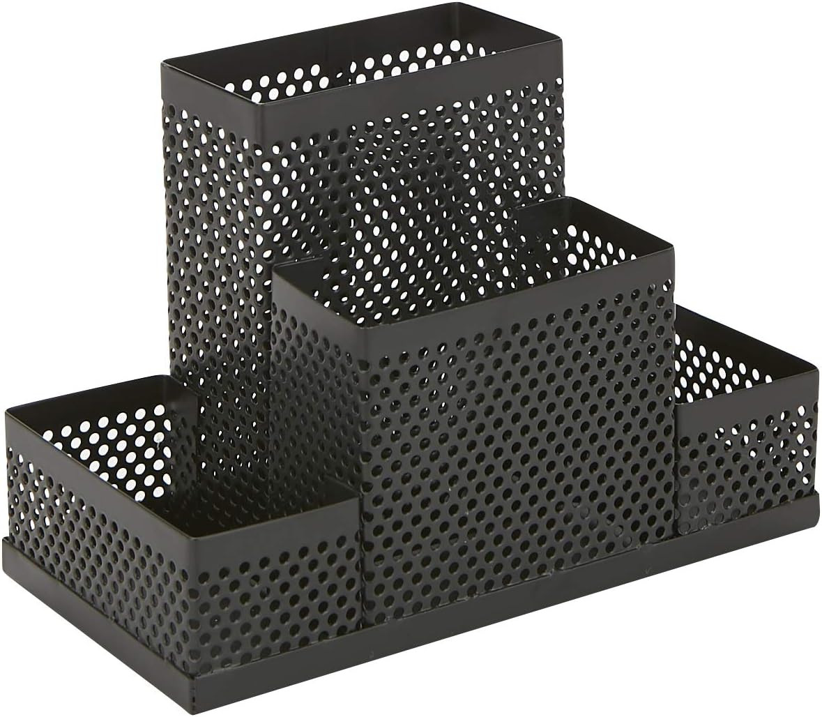 Mind Reader Desk Organizer [4-Compartment, 2-Piece Same Set] – Supplies and Acce