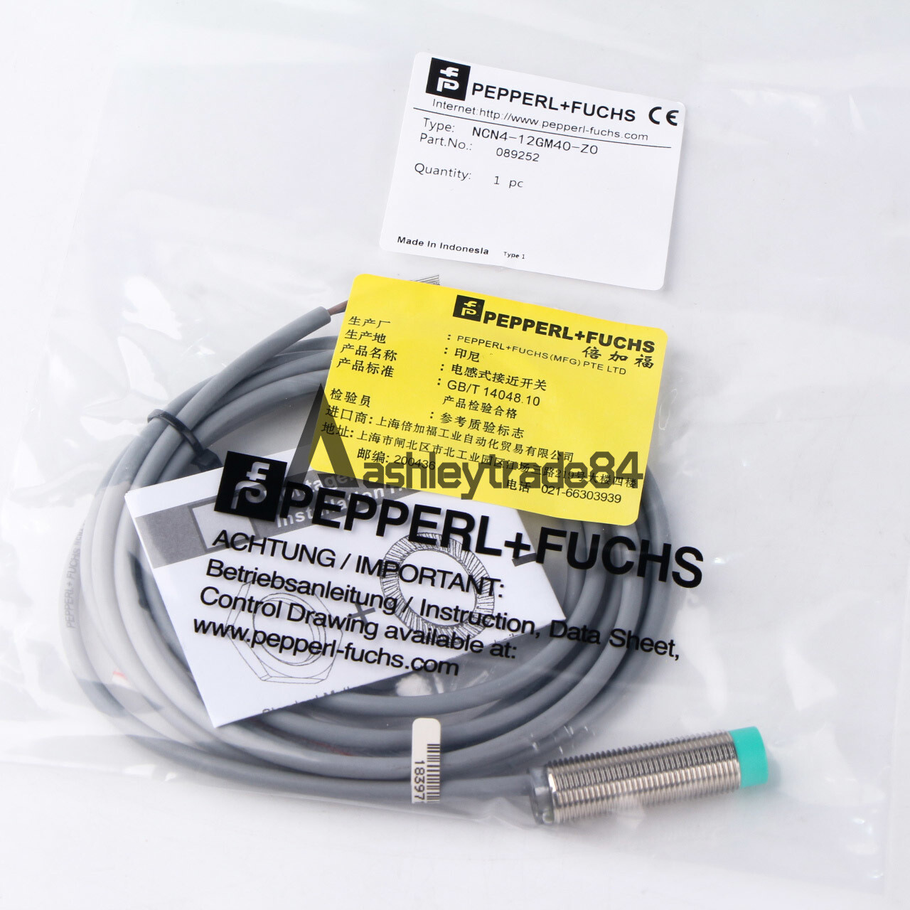 1PC New for Pepperl+ FUCHS NCN4-12GM40-Z0 Proximity switch sensor
