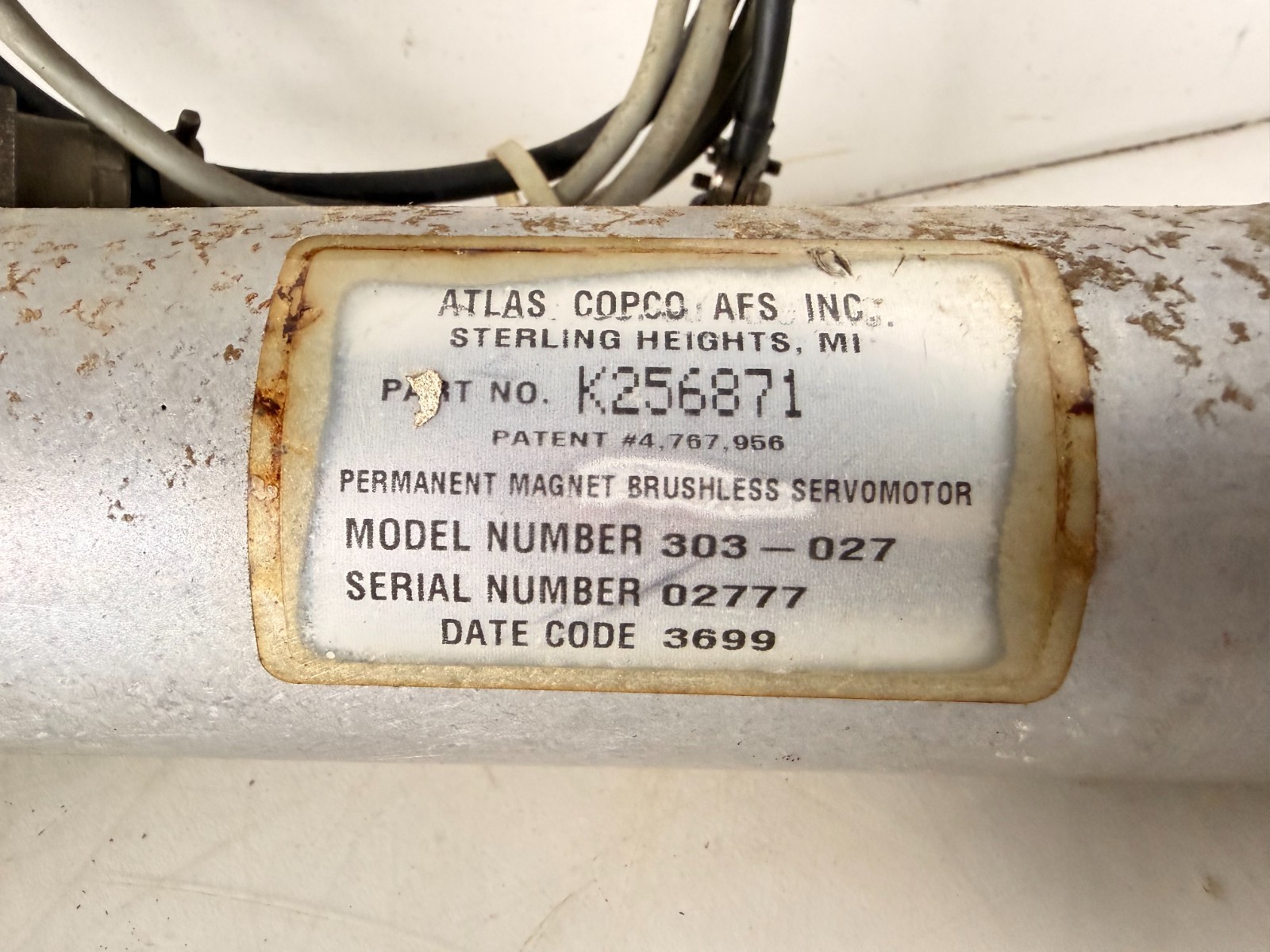 ATLAS COPCO K256871 ELECTRONIC NUTRUNNER,1/2,AFS CP105-02,303-027,K239051 (30)