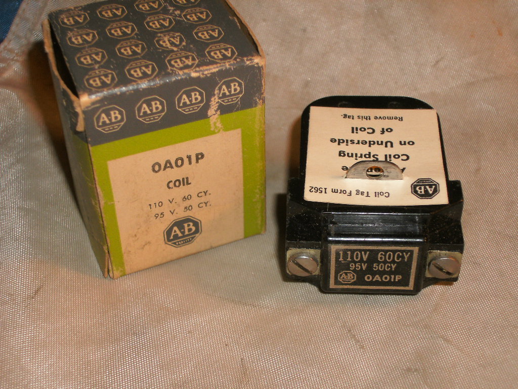 Allen Bradley 0A01P Operating Coil 110V/60Hz NEW