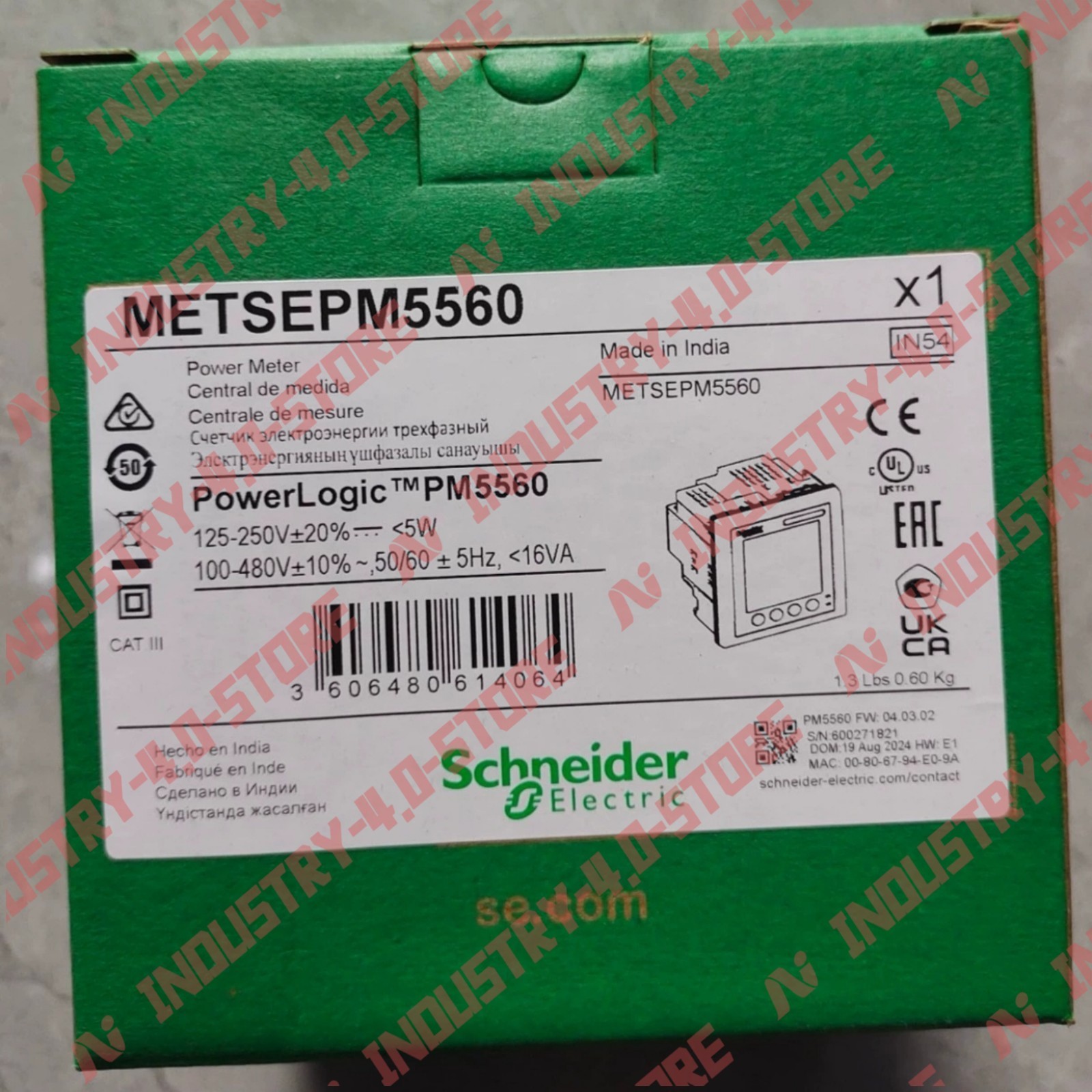 Schneider METSEPM5560 PM5560 Power Energy Monitor Meter#1pcs new in box
