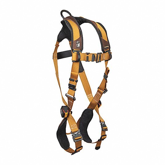 Fall Tech Full Body Harness: Construction/Gen Industry/Positioning, Vest Harness