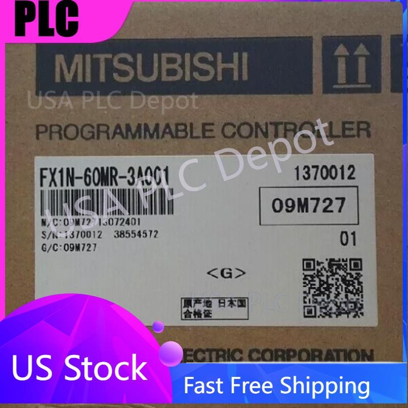 MITSUBISHI 100% Brand New Original FX1N-60MR-3A001 Federal or DHL fast shipping
