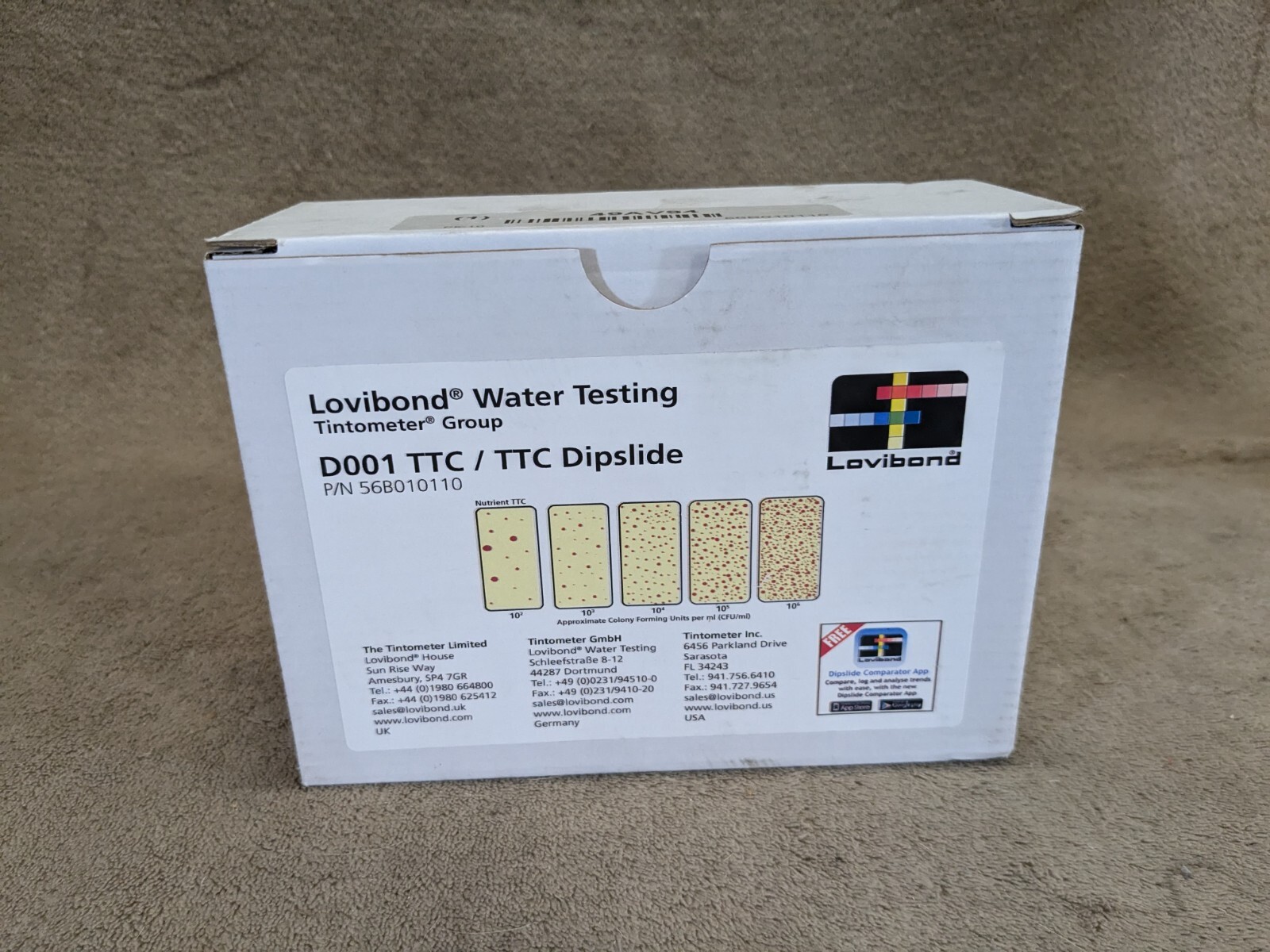 10 Lovibond D002 TTC MALT Dipslides 56B010210 Water Testing EXPIRED 01/2024