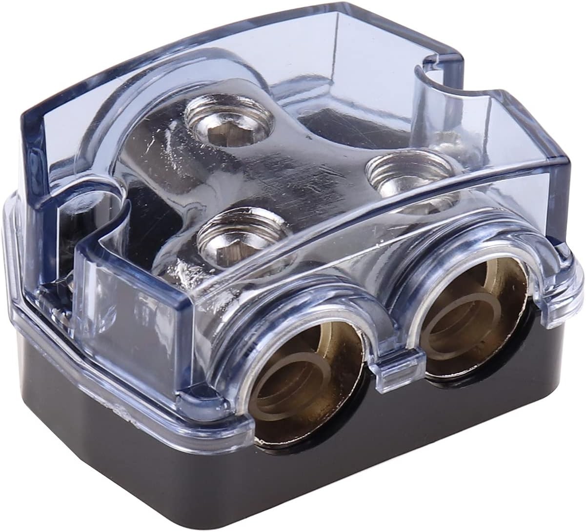 2 Way 0/2/4 Gauge in Out Amp Power 1x0GA&2x0GA, gold