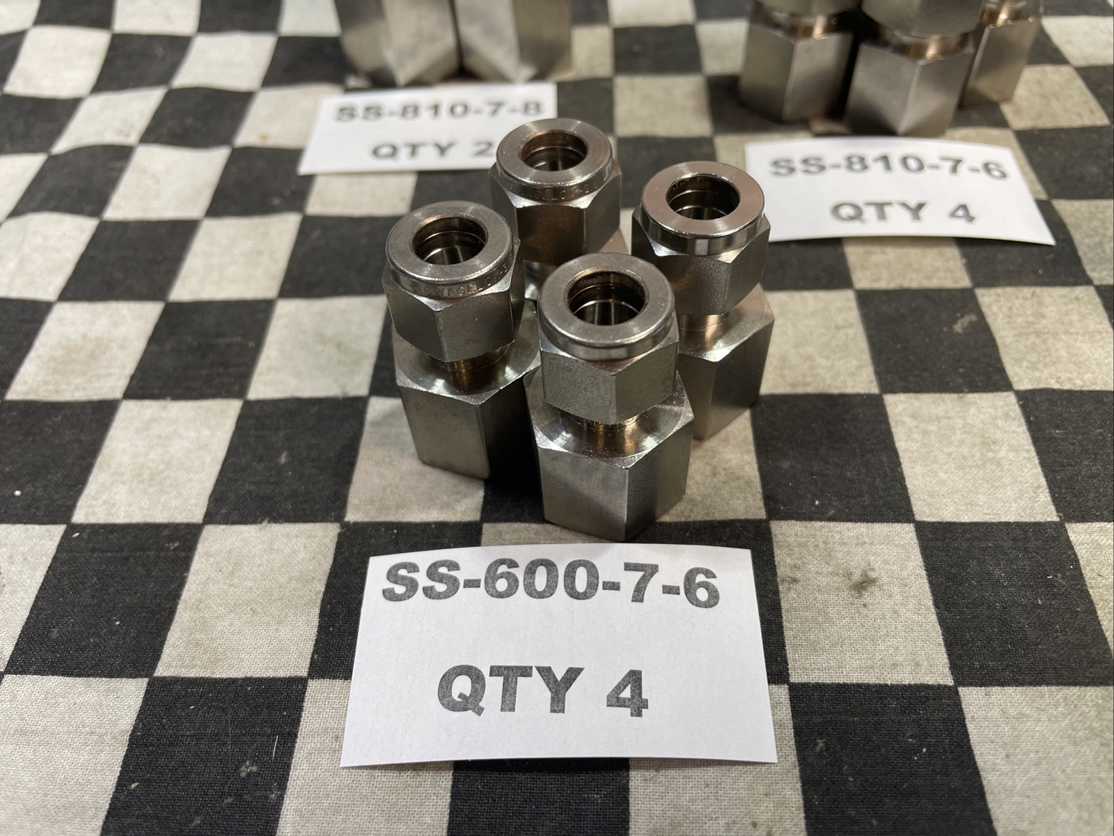 SWAGELOK SS-810-7-8 SS-810-7-6 SS-600-7-8 SS-600-7-6 SS-600-7-4, LOTOF16#1374V10