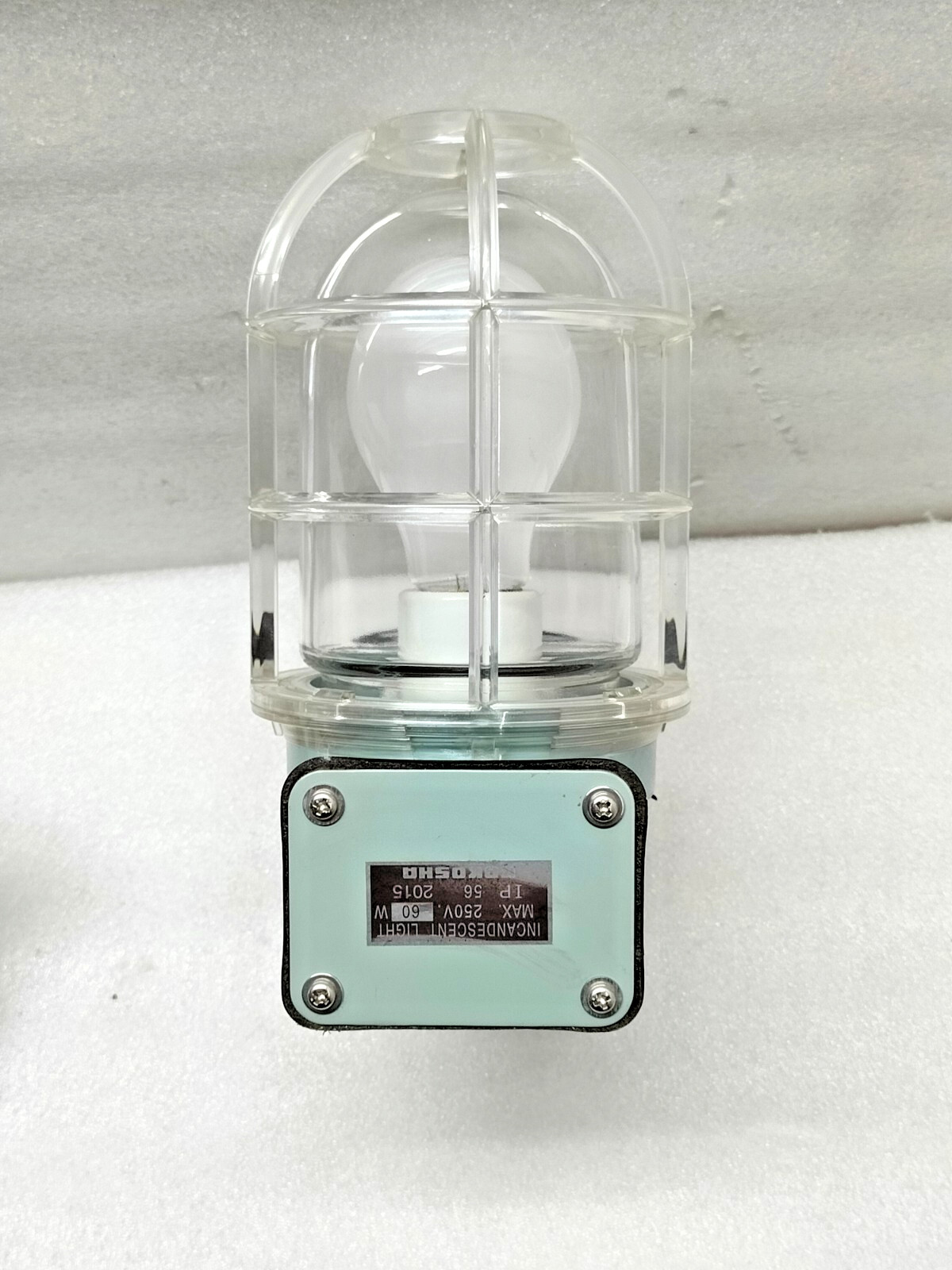 KOKOSHA INCANDESCENT LIGHT 250V 60W IP56