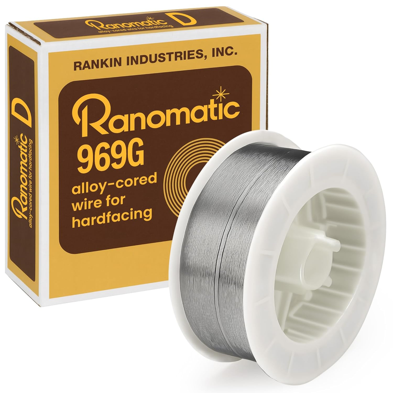 Ranomatic 969G Hardfacing Wire, General Purpose Welding Wire, Extreme Abrasion R